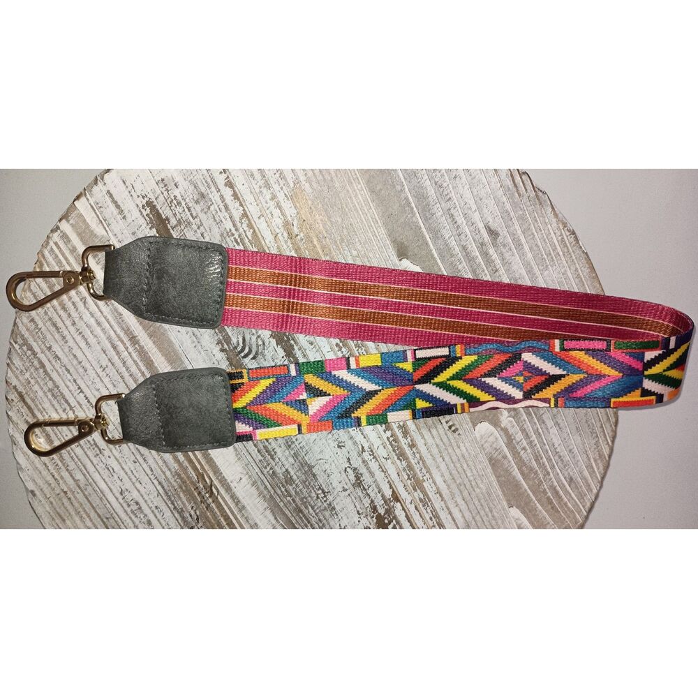 Replacement Wide Shoulder Bag Shoulder Strap = Multi-colors